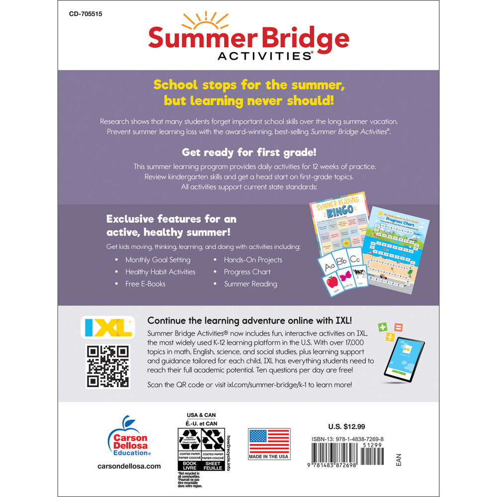 Summer Bridge Activities K-1