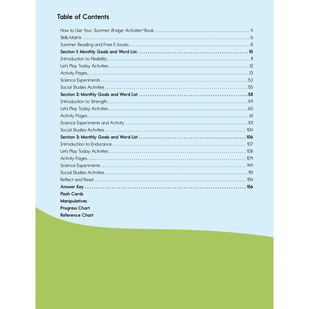 Summer Bridge Activities K-1