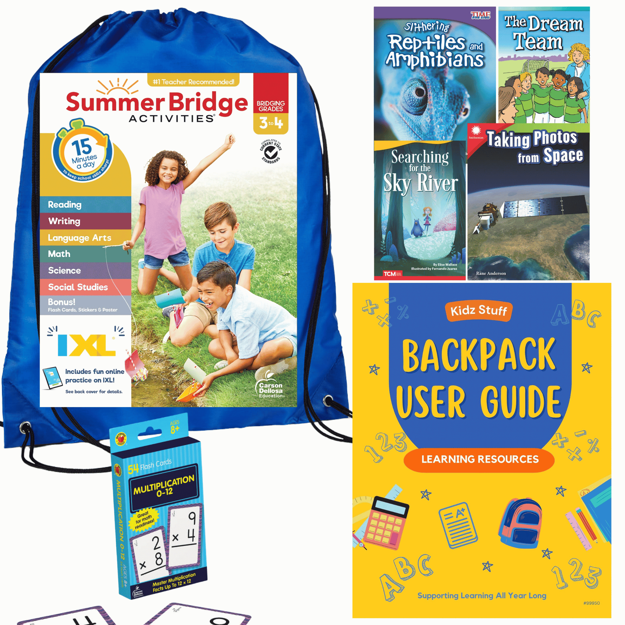 Summer Essential Backpack w/ Summer Bridge Activities 3-4