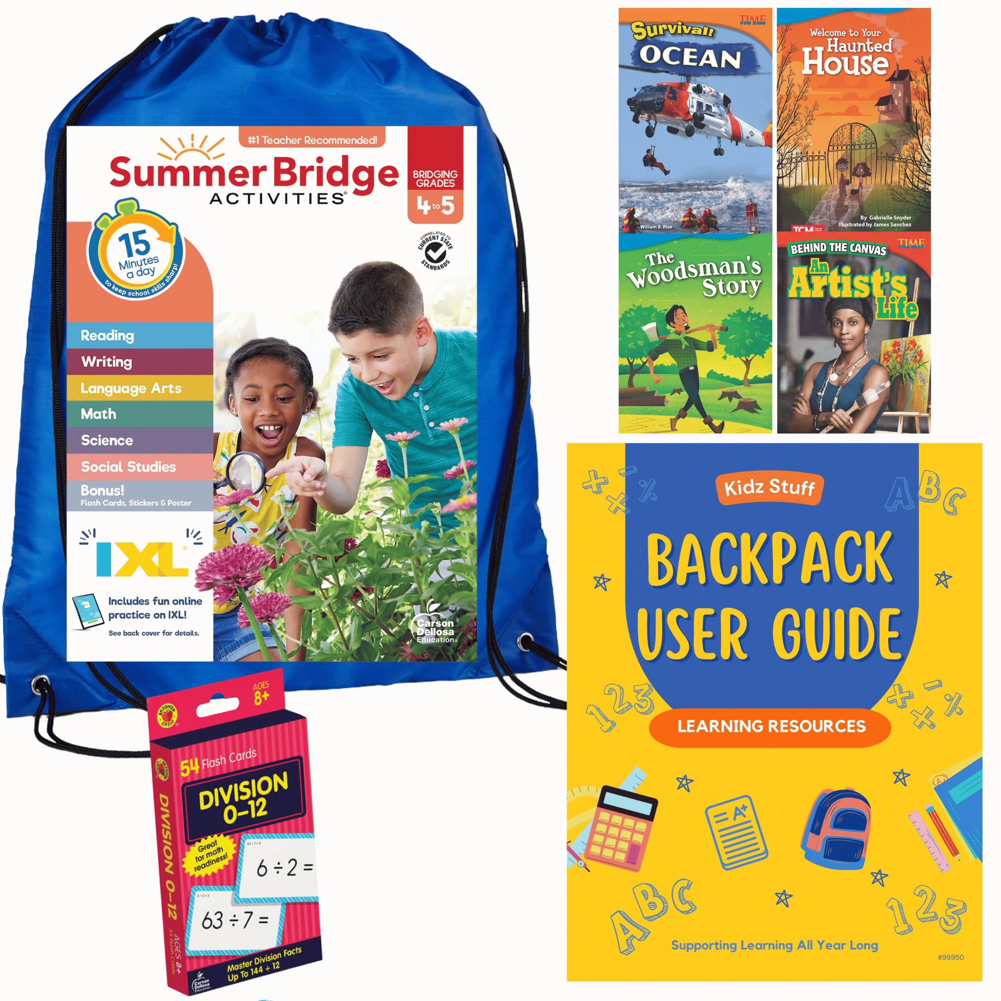 Summer Essential Backpack w/ Summer Bridge Activities 4-5