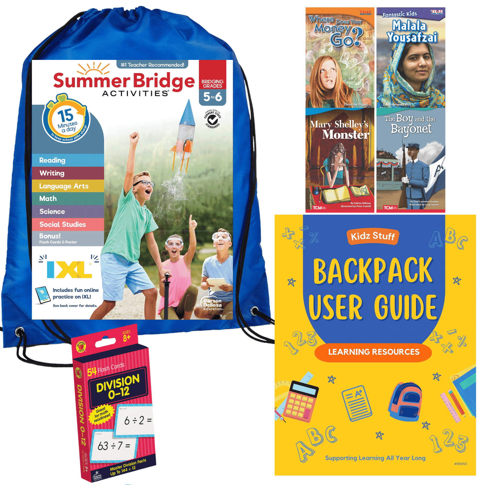 Summer Essential Backpack w/ Summer Bridge Activities 5-6
