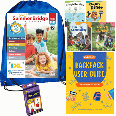 Summer Essential Backpack w/ Summer Bridge Activities PK-K