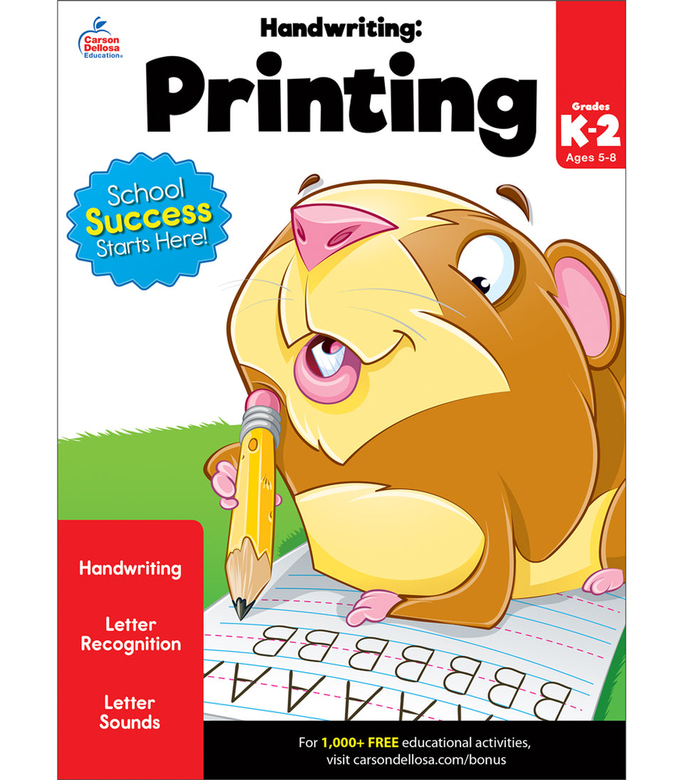 Handwriting: Printing Workbook (Brighter Child)