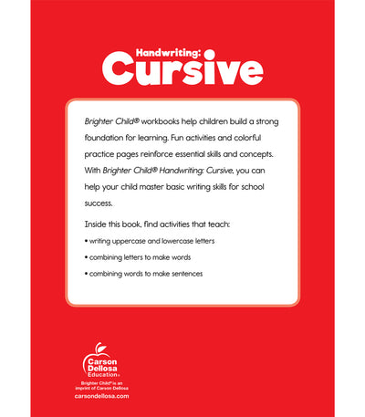 Handwriting: Cursive Workbook (Brighter Child)