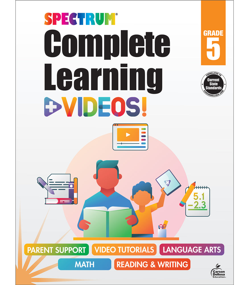 Spectrum Complete Learning + Videos Grade 5