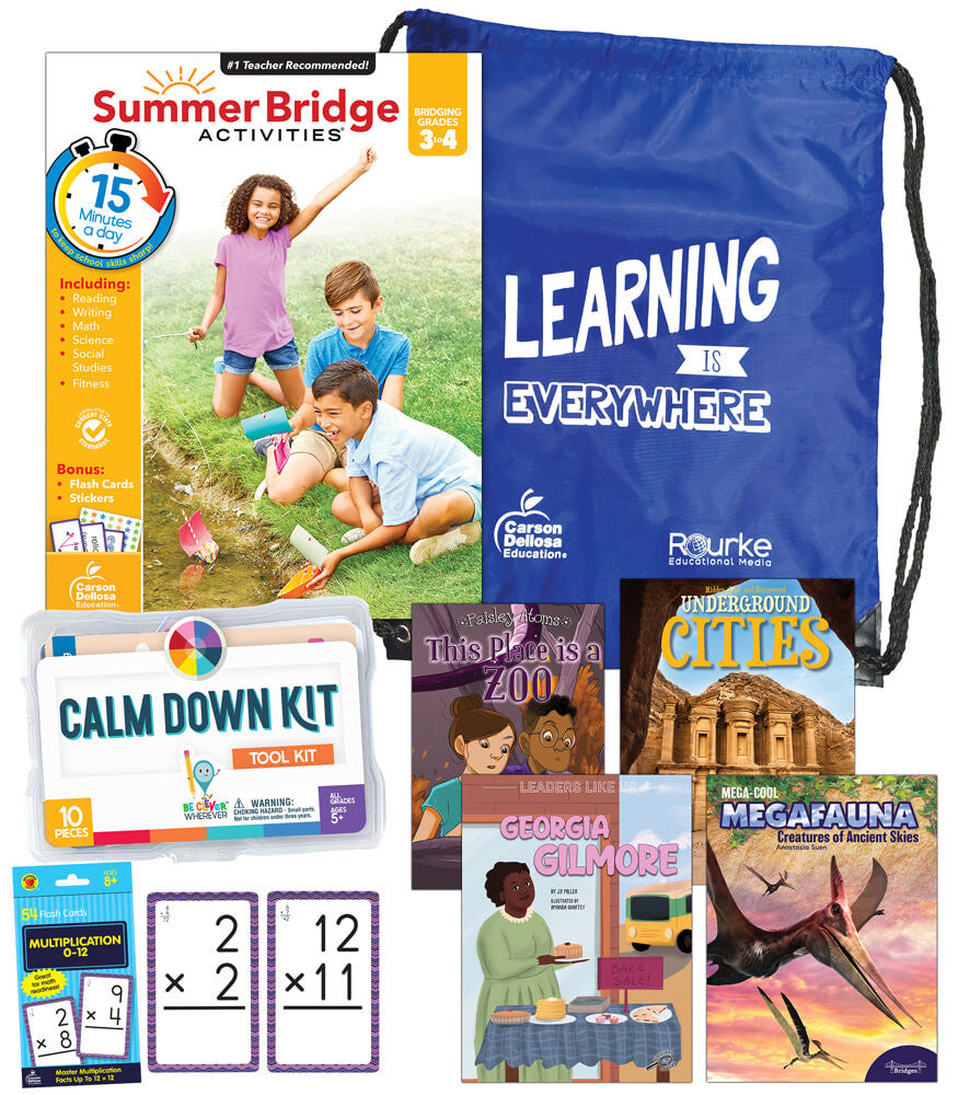 Summer Bridge Essentials Backpack & Calm Down Kit 3-4