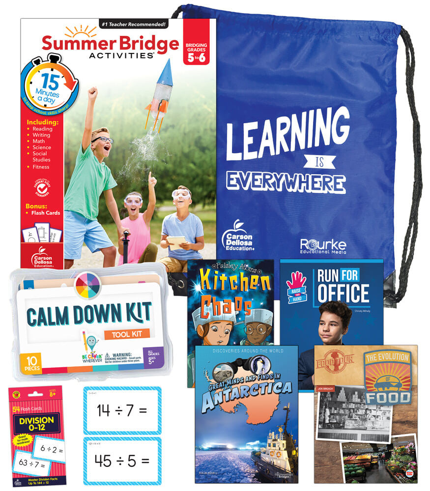 Summer Bridge Essentials Backpack & Calm Down Kit 5-6