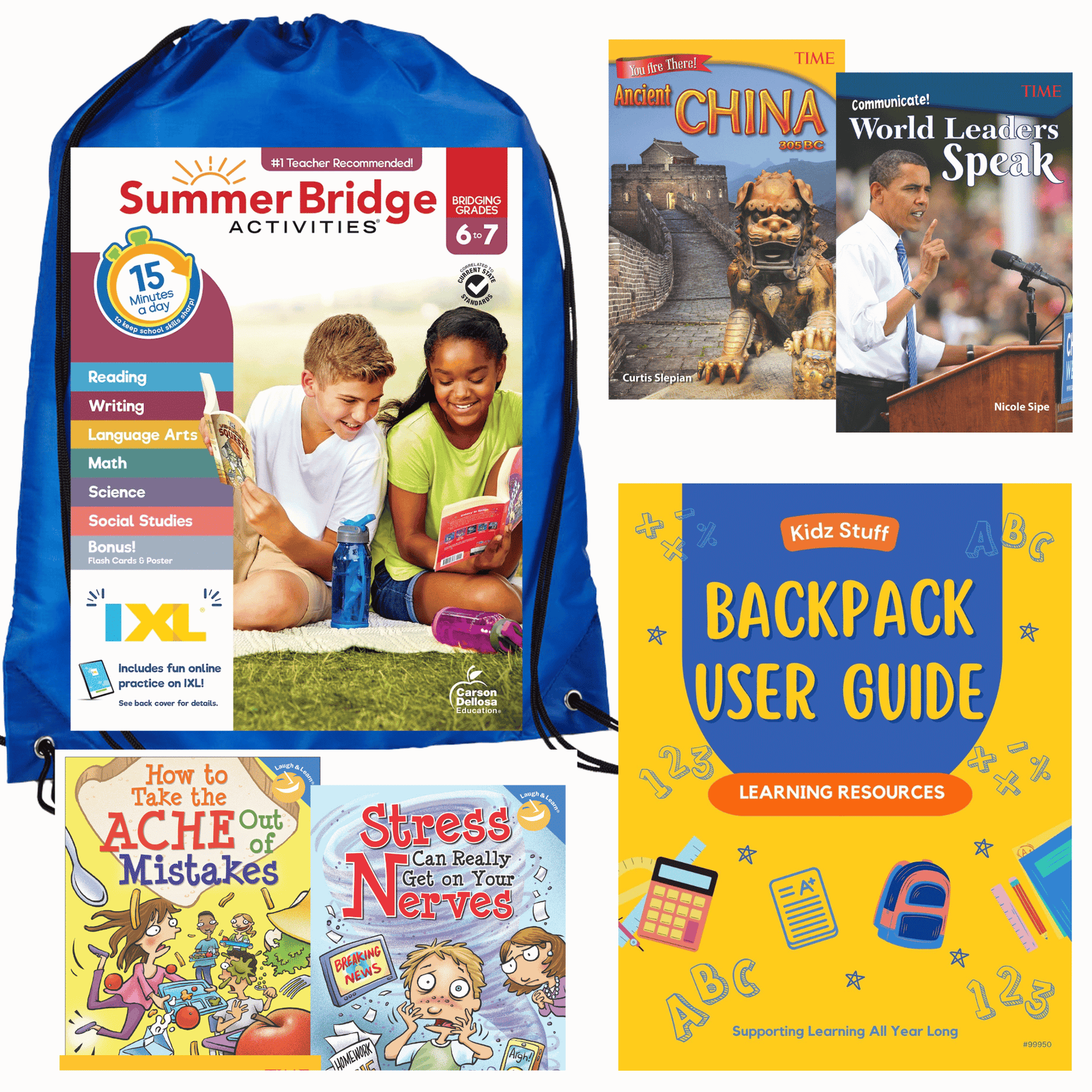 Summer Essential Backpack w/ Summer Bridge Activities 6-7
