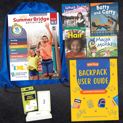 Summer Essential Backpack w/Summer Bridge Activities K-1