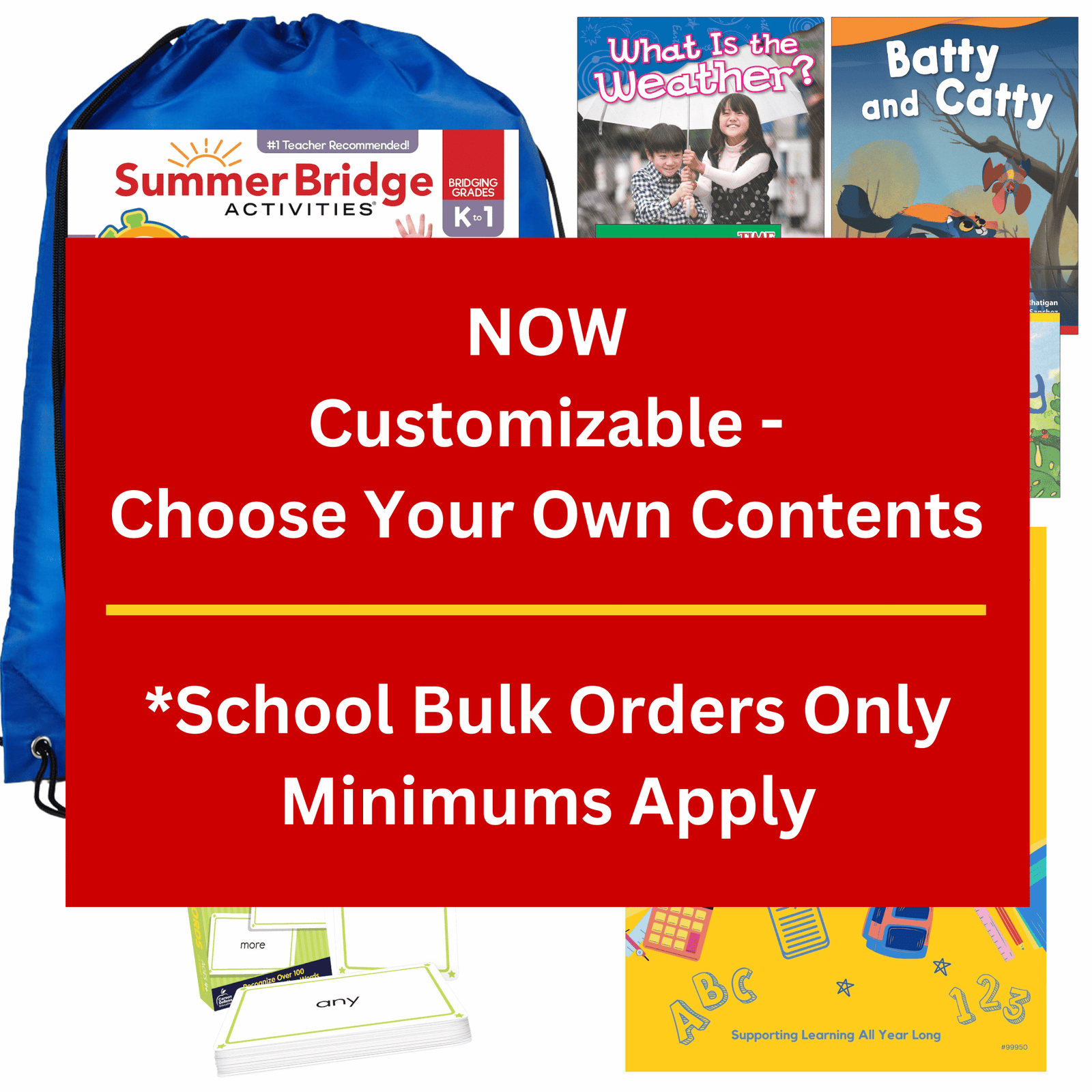 Summer Essential Backpack CUSTOMIZABLE