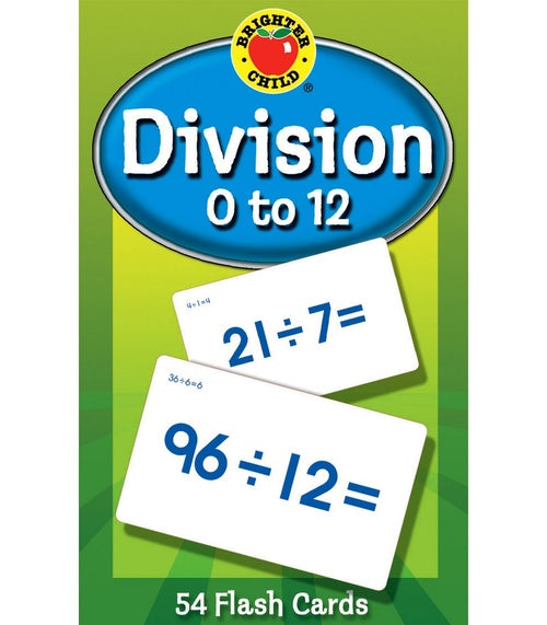 Division 0 to 12 Flash Cards (Brighter Child)
