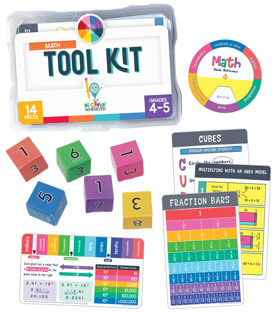 Be Clever Wherever Math Tool Kit Grdes 4-5