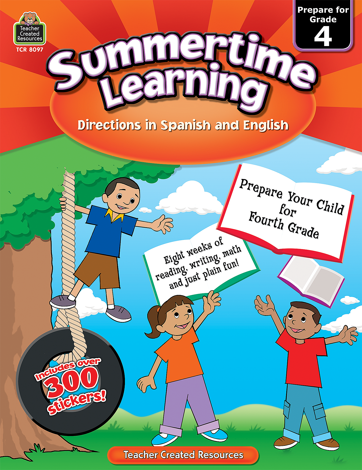 Summertime Learning: English and Spanish (Prep. for Gr. 4)