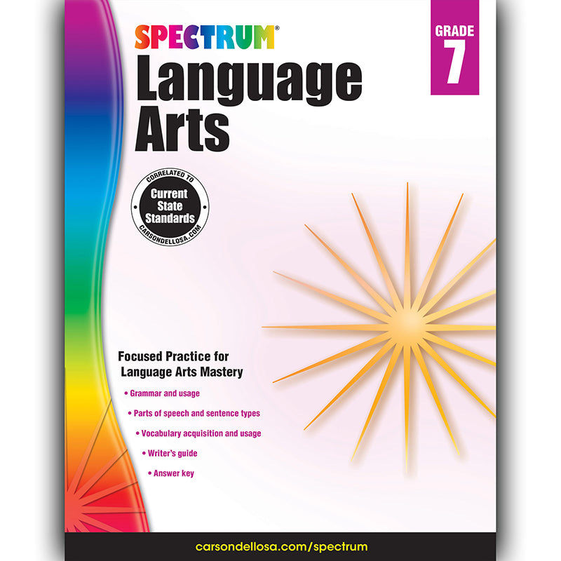 Spectrum Language Arts, Grade 7